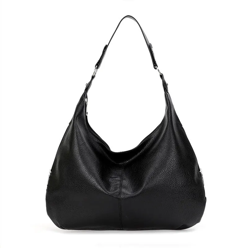Women's Slouchy Hobo Bags Soft PU Leather Top Handle Shoulder Totes Boho Purses Ladies Casual Handbags - Image 4